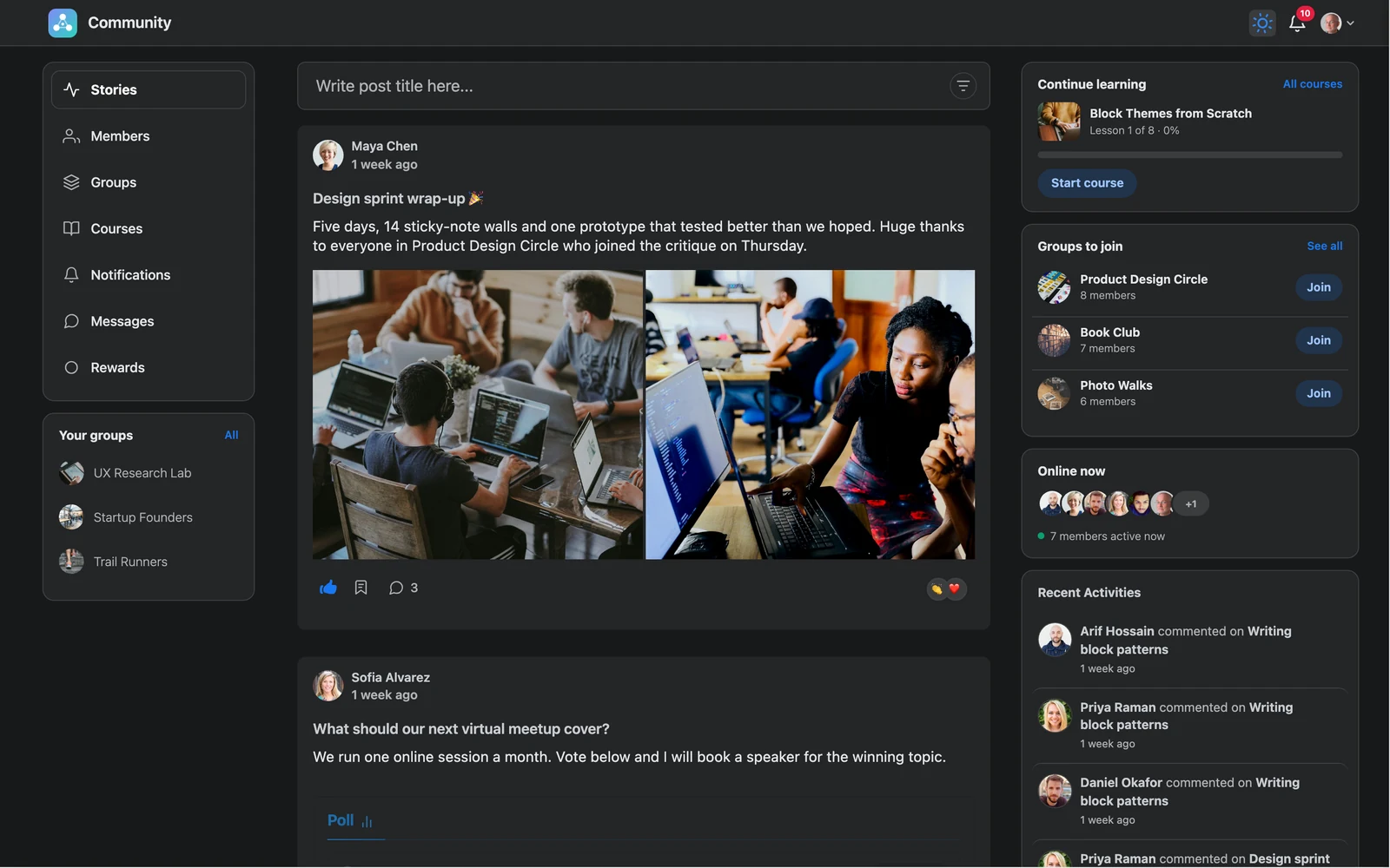 Dark mode